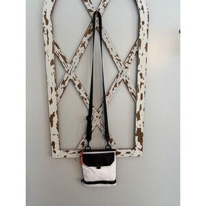 Doughnut Gamescape Series Teleport Crossbody Bag Black and White